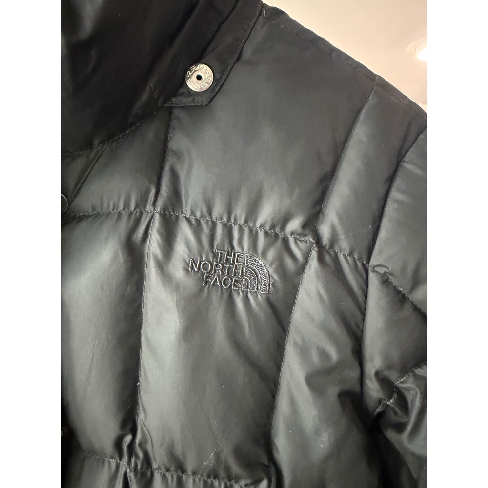 The North Face Metropolis Down Parka Jacket Black 550 Fill Puffer Coat Womens - Picture 3 of 11